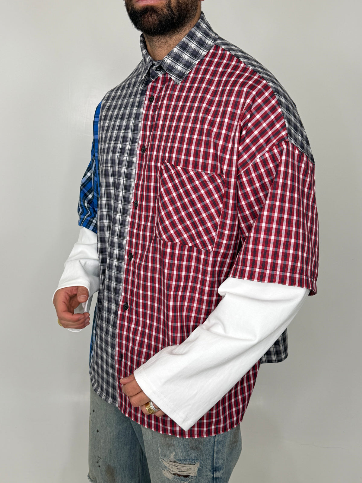 CAMICIA PATCHWORK ATTITUDE