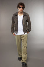 BLAZER COLLO CAMICIA MARRONE - lab22shop