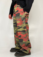 JEANS BALLOON CAMOUFLAGE RED - lab22shop
