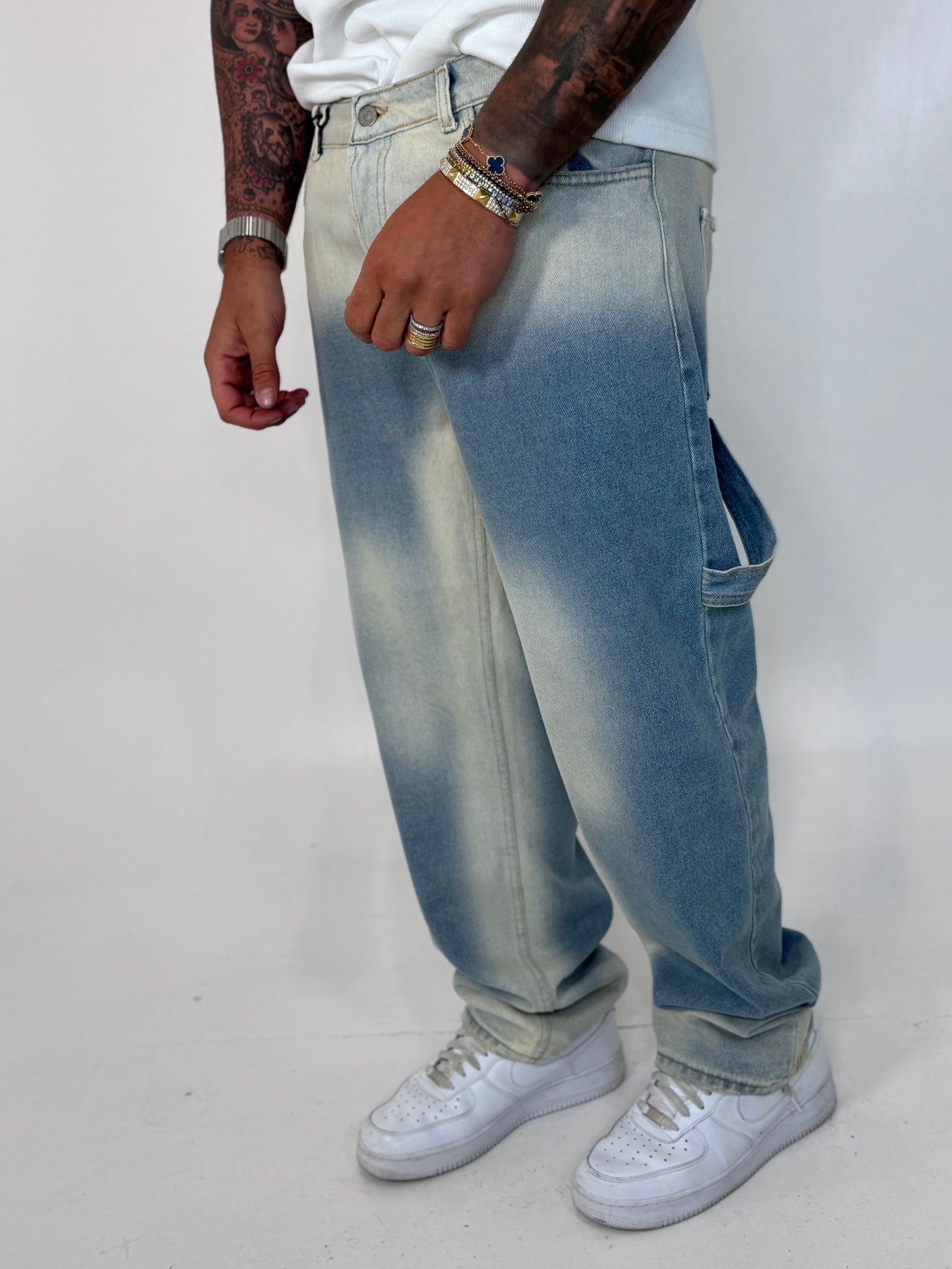 JEANS DEGRADE AZZURRO