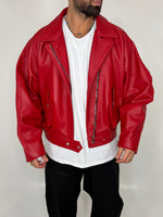 OVERSIZE BIKER JACKET - lab22shop