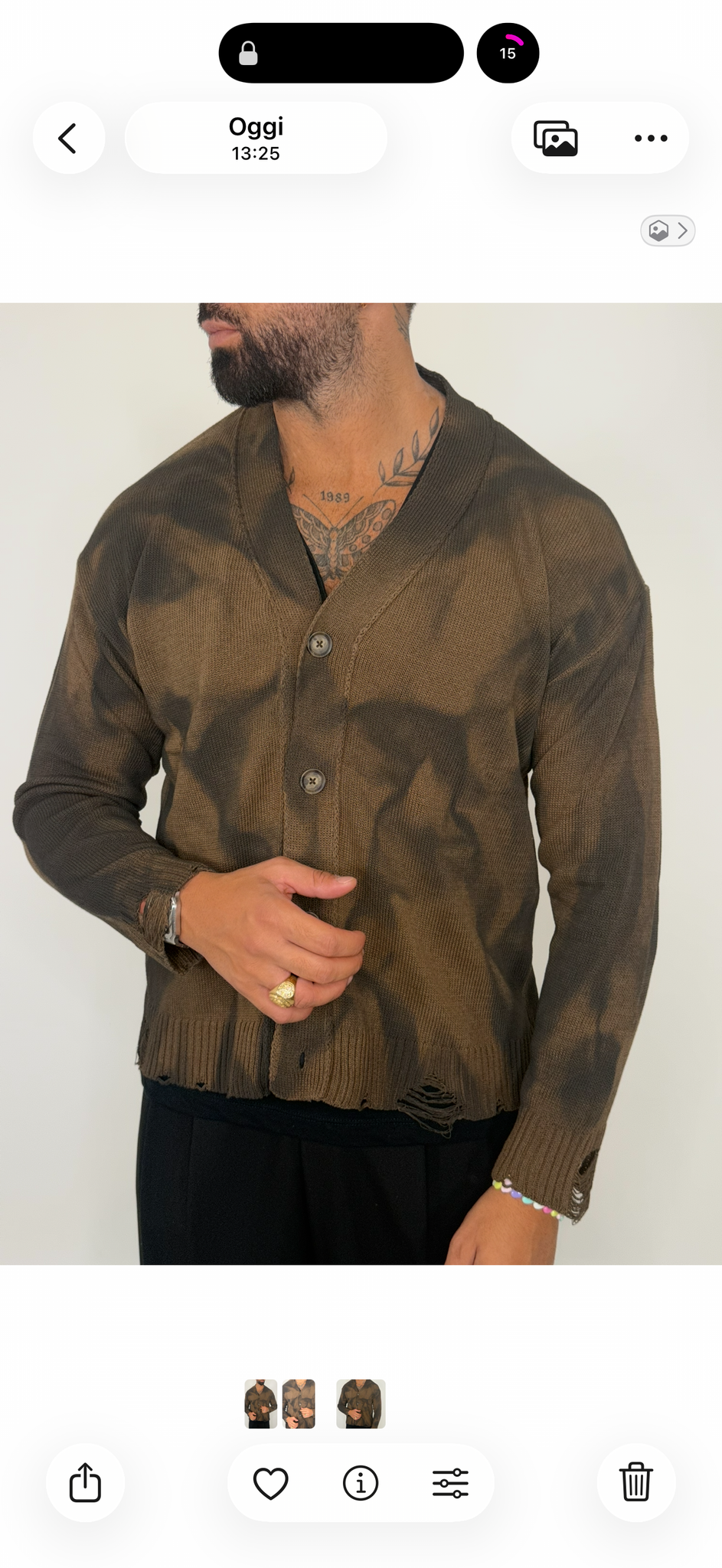 Cardigan Tiè Dye