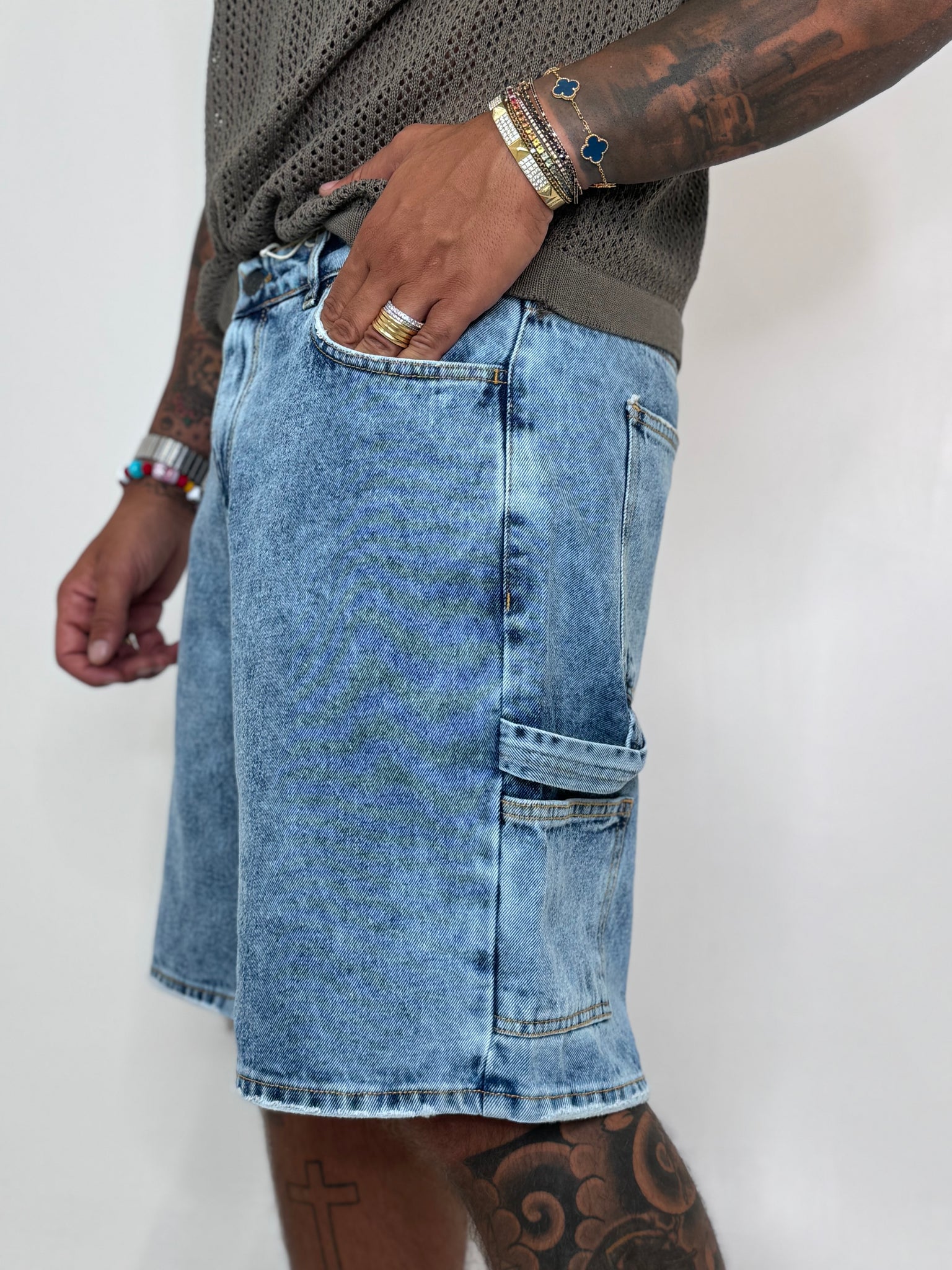 Bermuda denim chiaro