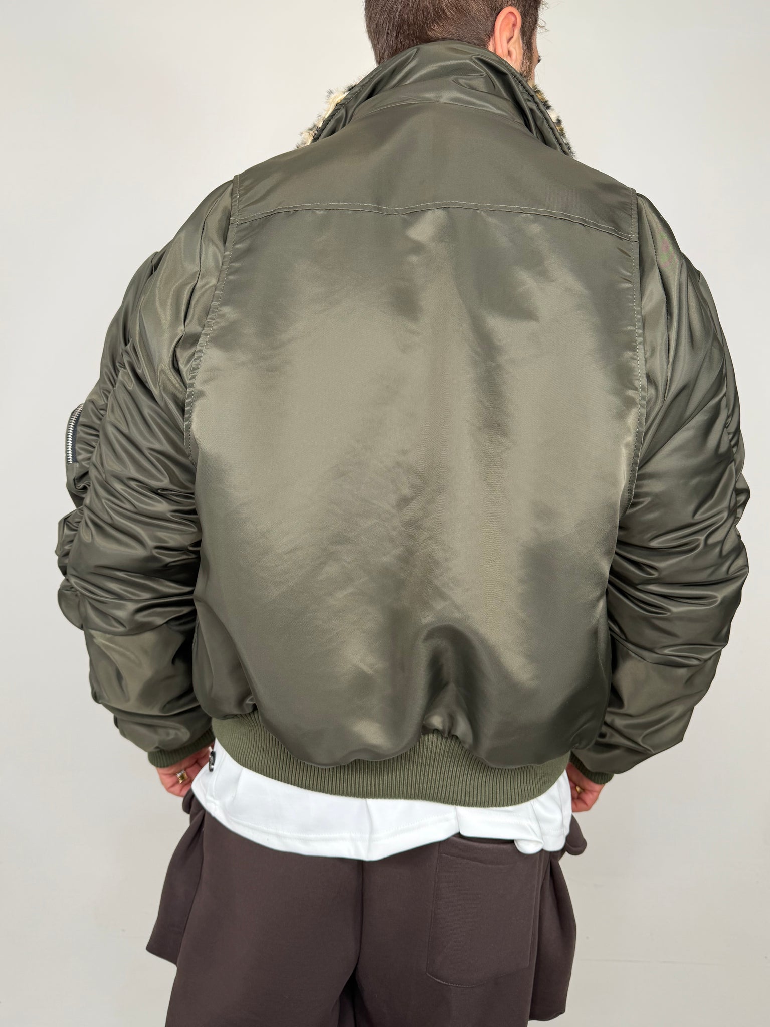 BOMBER NYLON MACULATO INTERNO