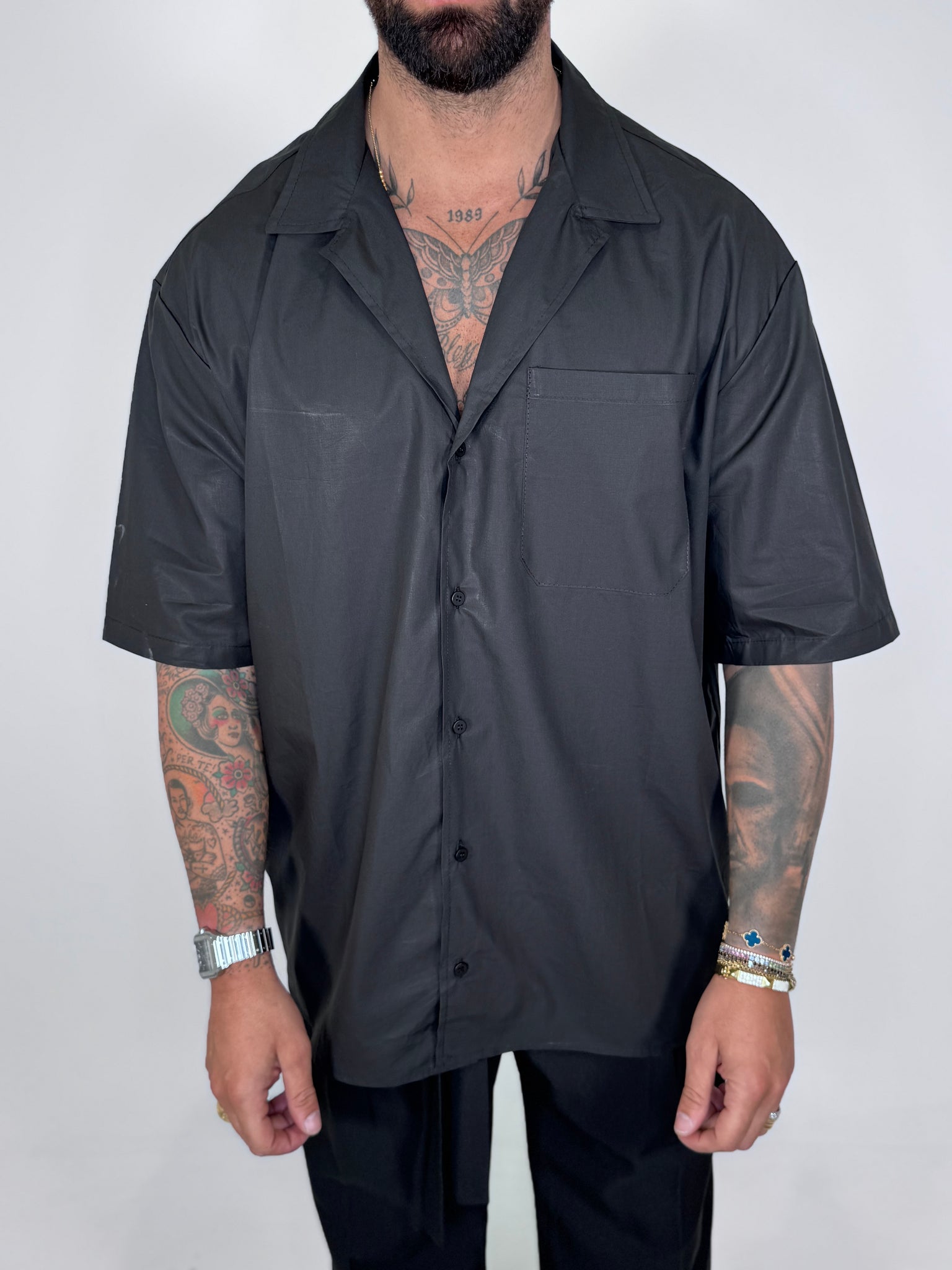CAMICIA SHANGHAI LAB22 NERA