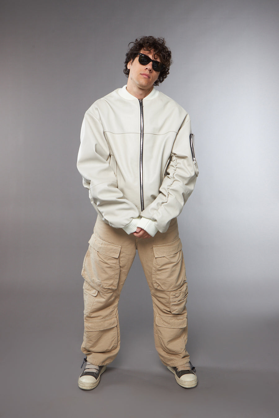 COLLEGE OVERSIZE CON MANICA ARRICCIO - lab22shop