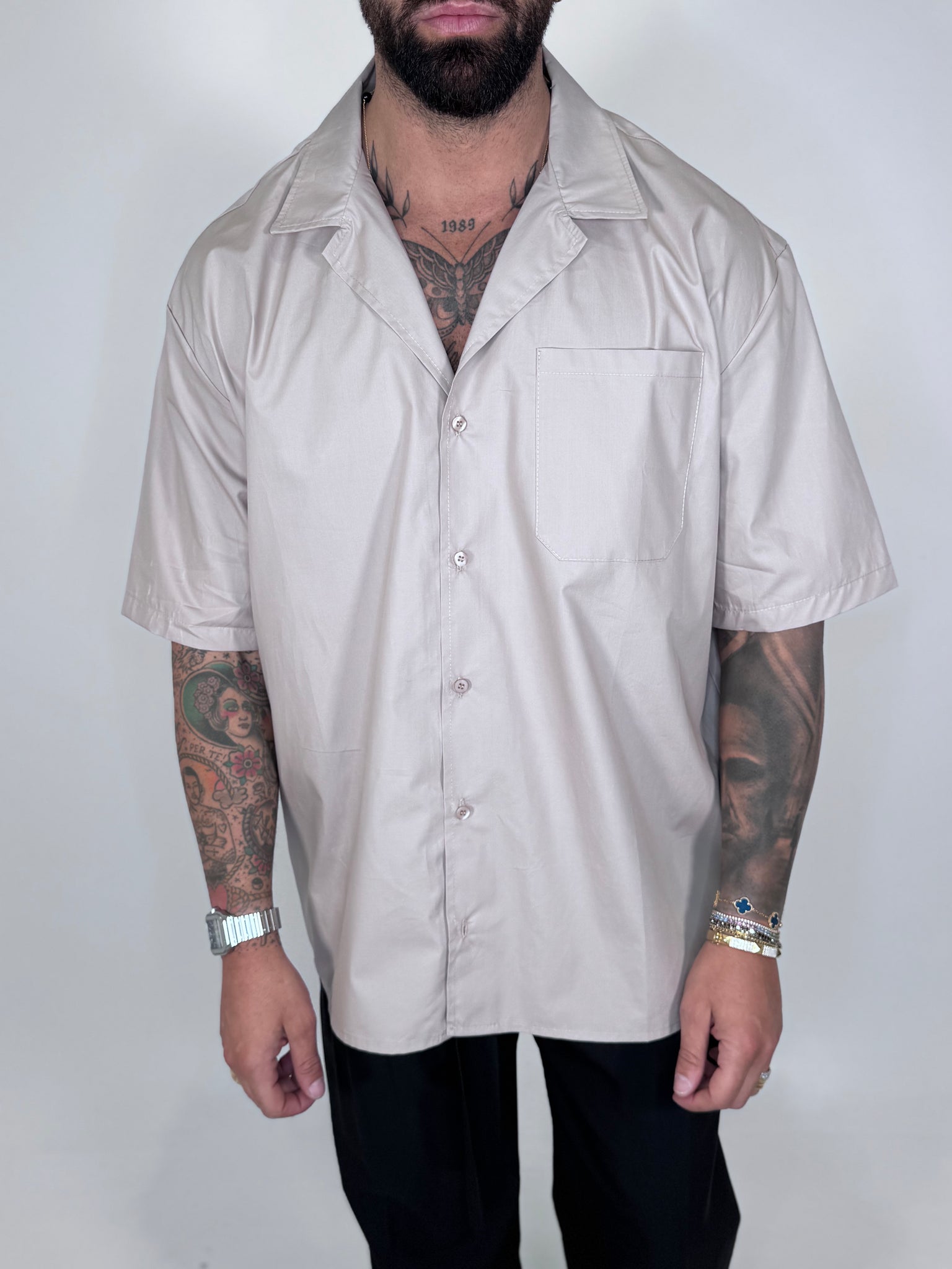 CAMICIA SHANGHAI LAB22 BEIGE