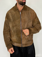 JACKET SCAMOSCIATO CON COLLO CAMICIA - lab22shop