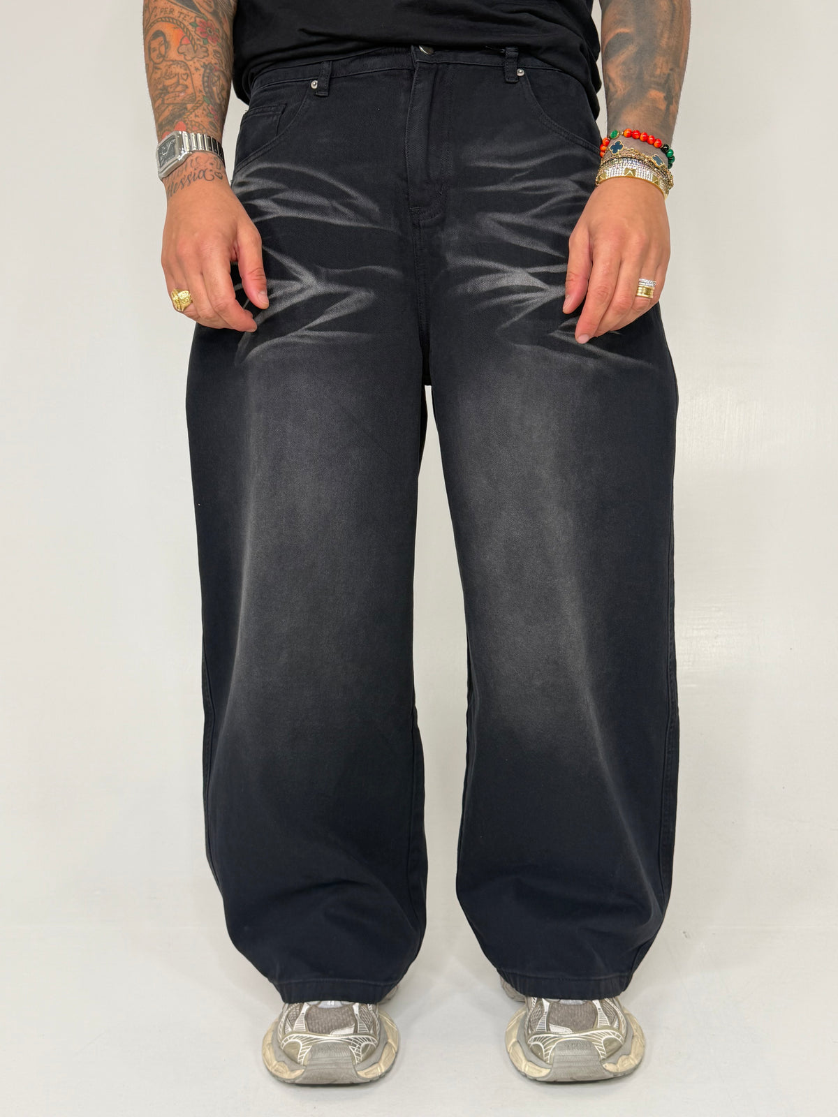 JEANS BAGGY BLACK