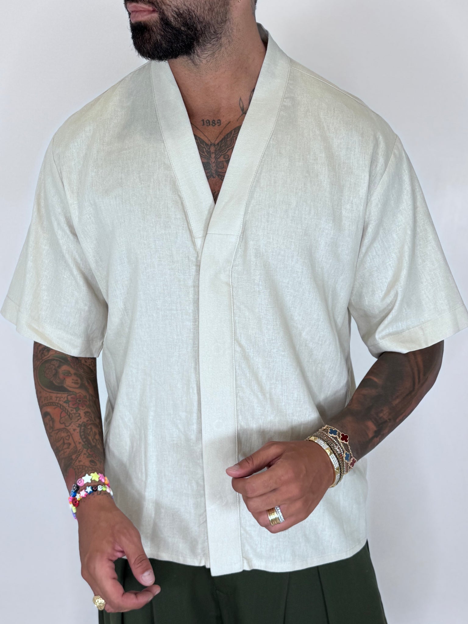 CAMICIA HAVANA BEIGE