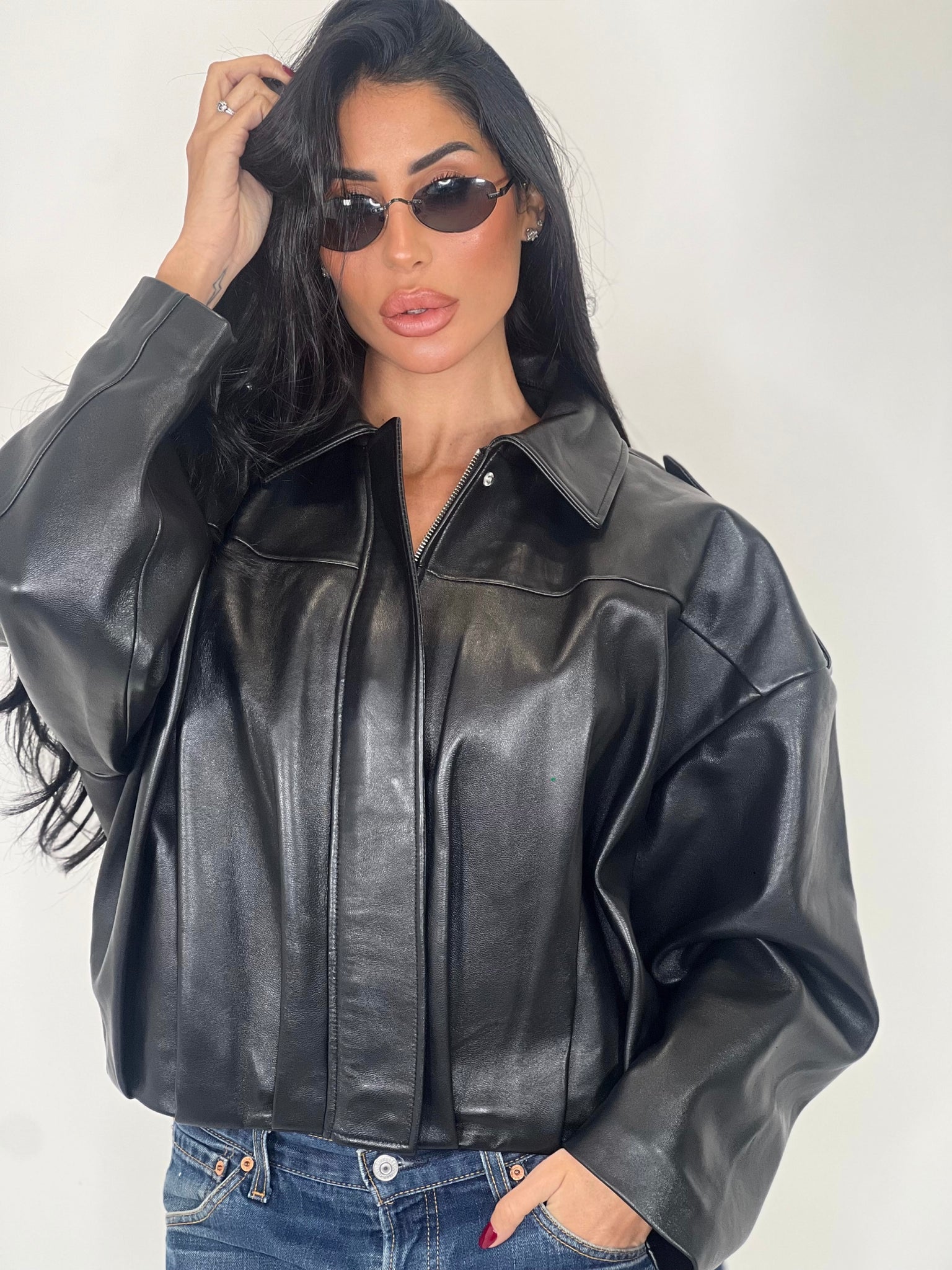 Giacca in pelle new collection