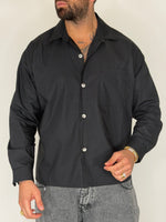 CROPPED BLACK SHIRT - lab22shop