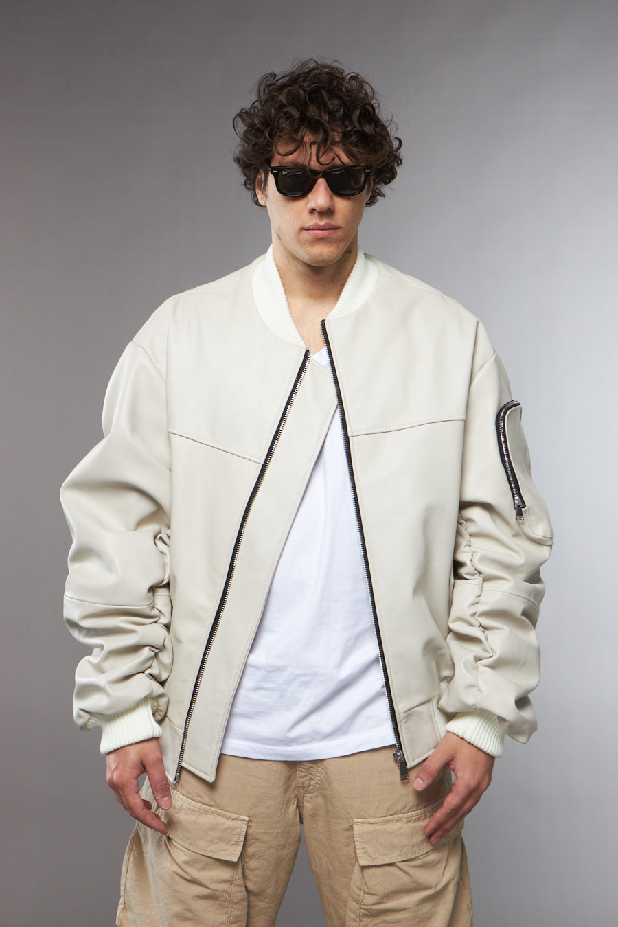 COLLEGE OVERSIZE CON MANICA ARRICCIO - lab22shop