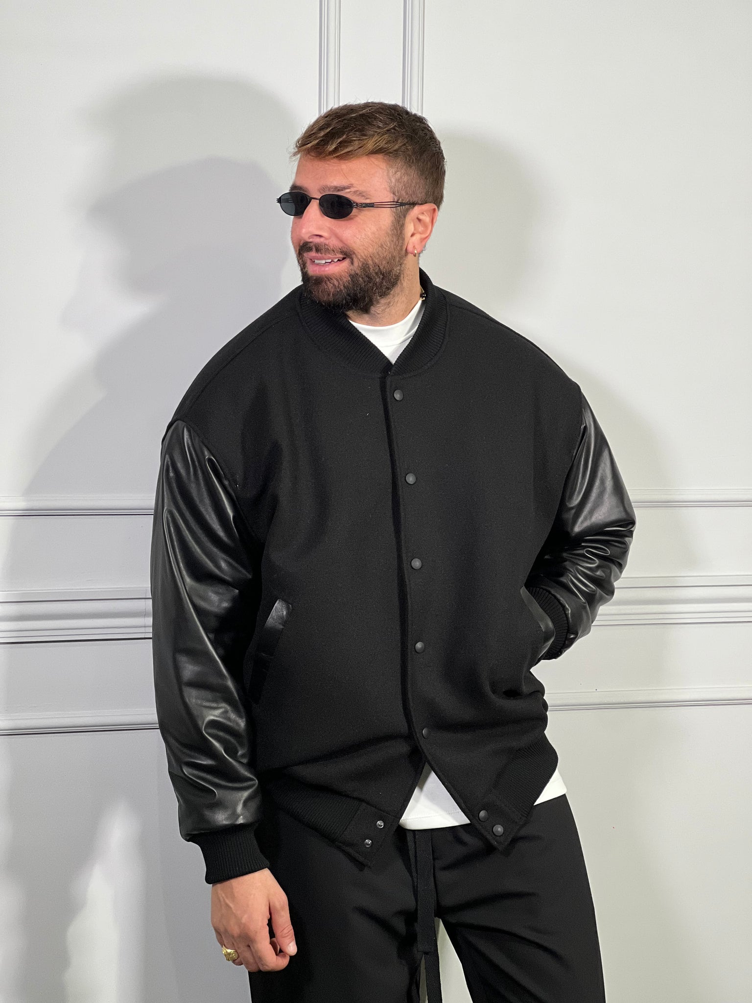 COLLEGE VARSITY PELLE E PANNO