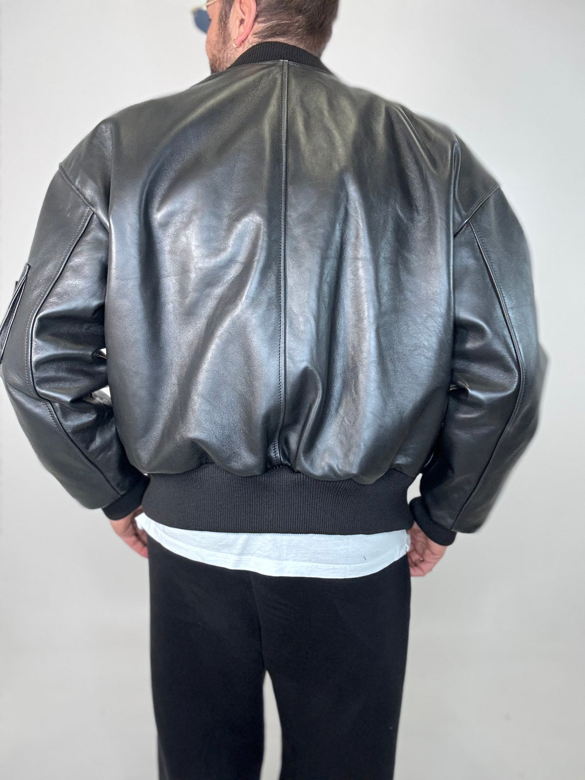 COLLLEGE SPALLINA OVER NERO - lab22shop