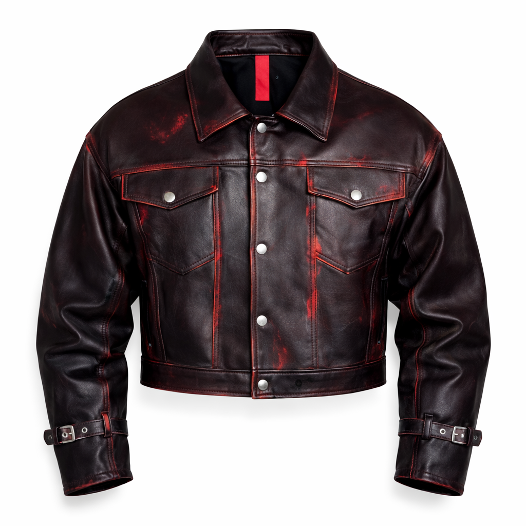 TRUCKER JACKET VINTAGE CON COLLO CAMICIA