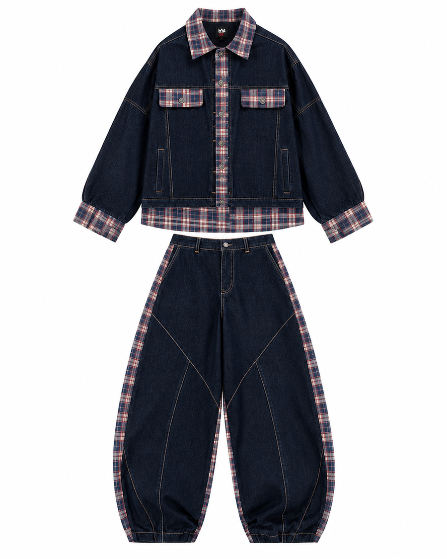 COORDINATO DENIM CONTRAST