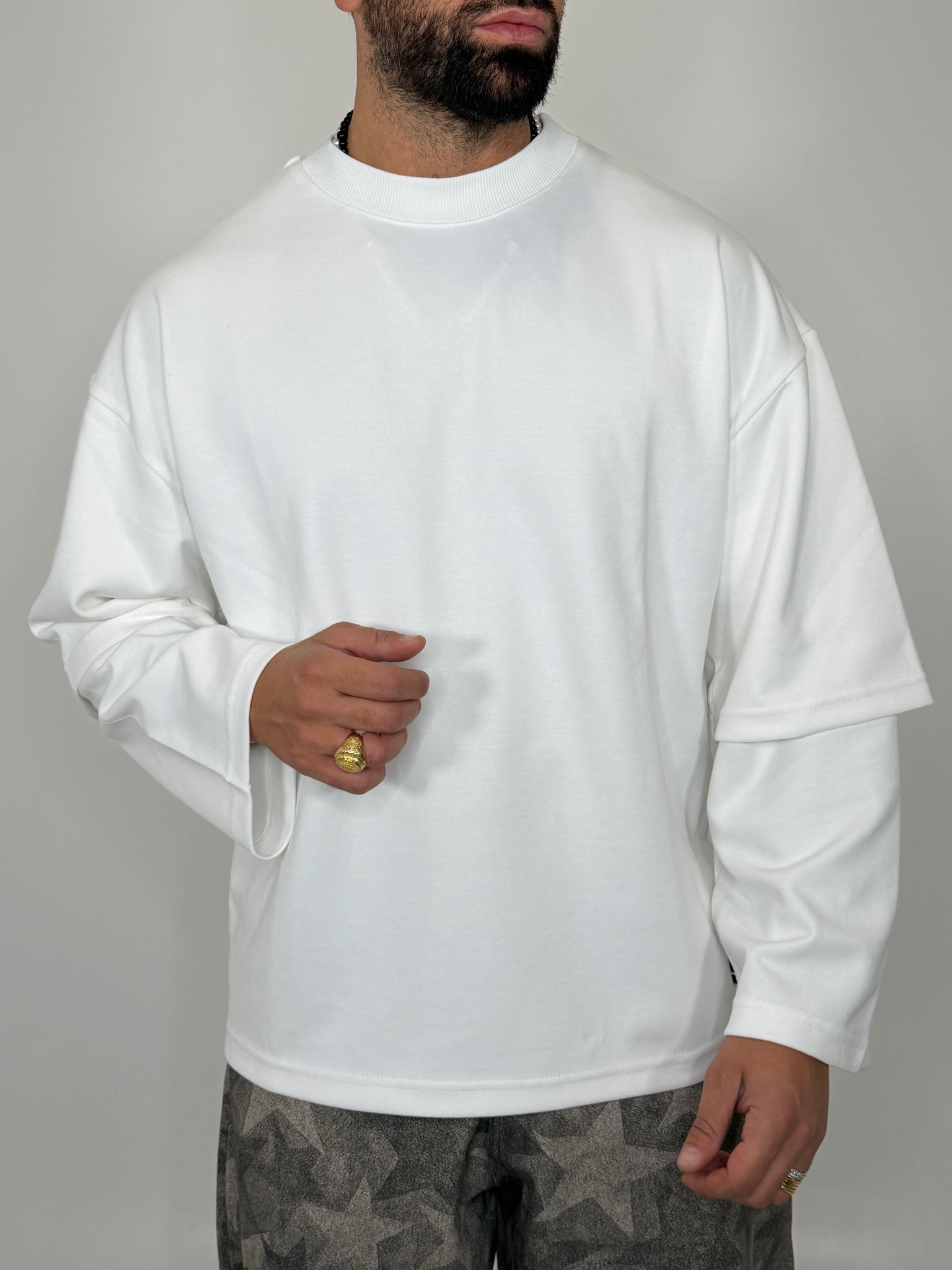 Longsleeve double panna