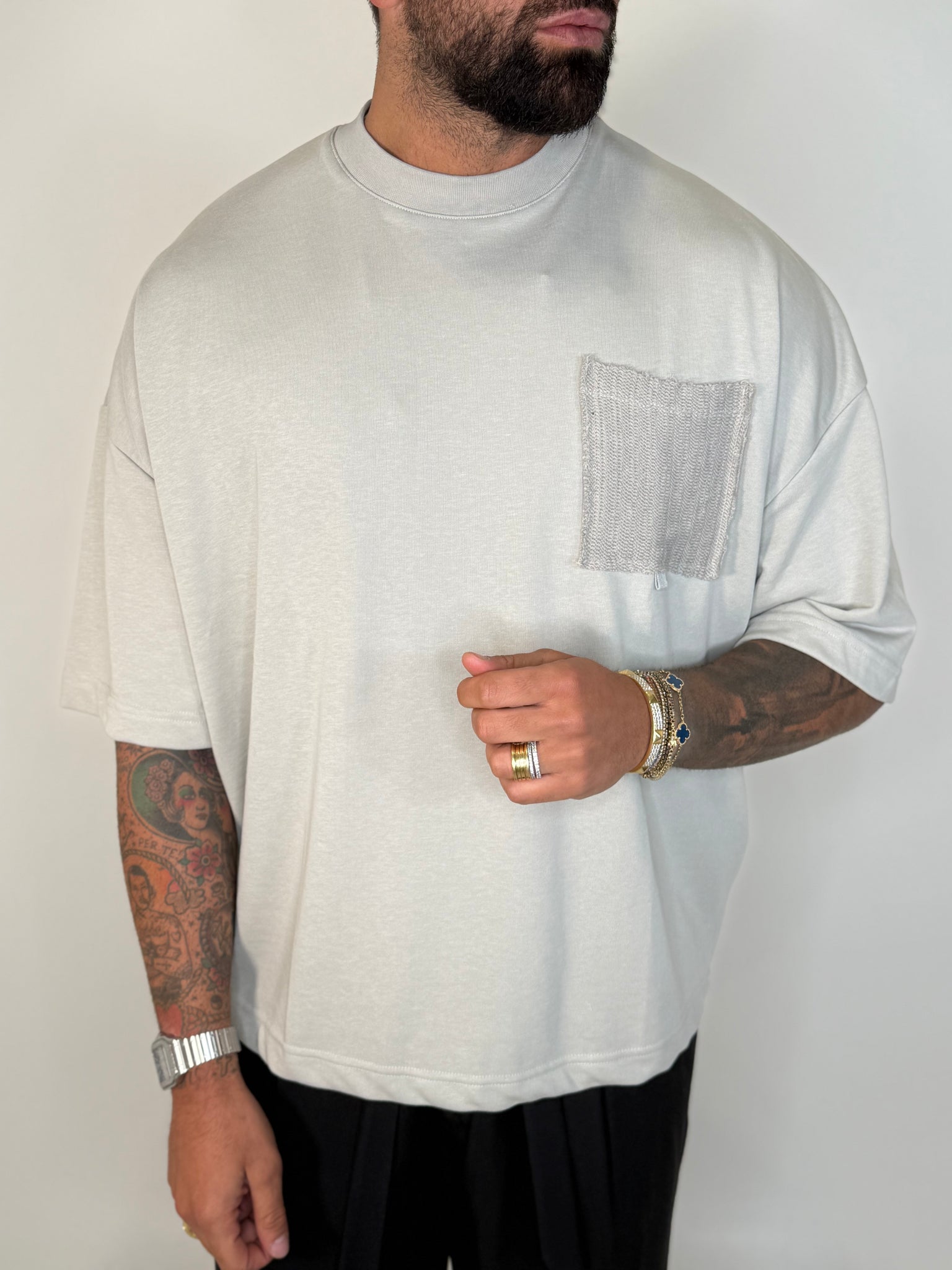 T-SHIRT TASCHINO MAGLINA GHIACCIO