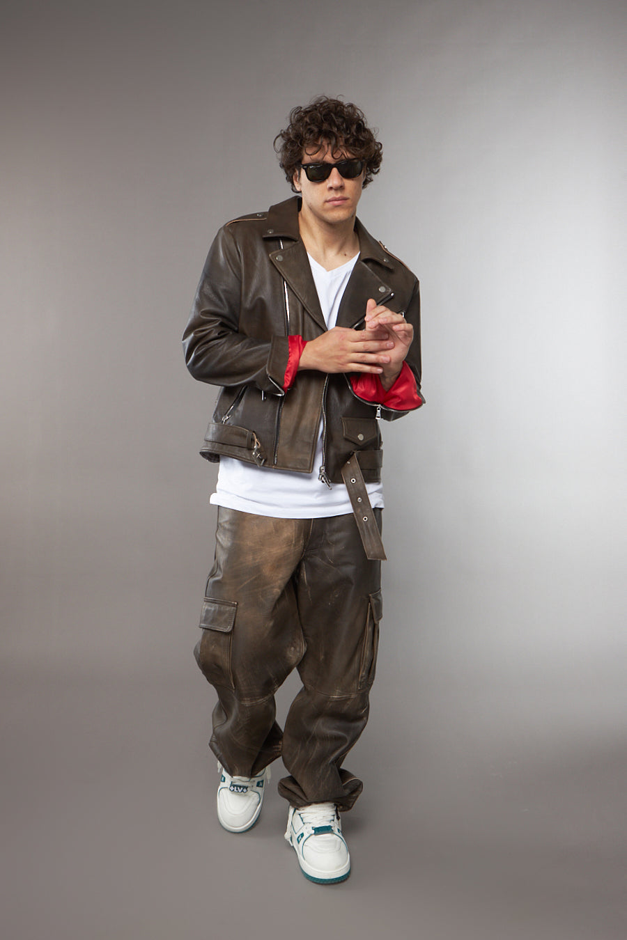 CHIODO BIKER MARRONE - lab22shop