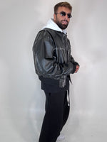 COLLEGE VINTAGE OVERSIZE CON MANICA ARRICCIO E CAPPUCCIO - lab22shop