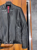 BIKER NERO DOPPIA ZIP - lab22shop