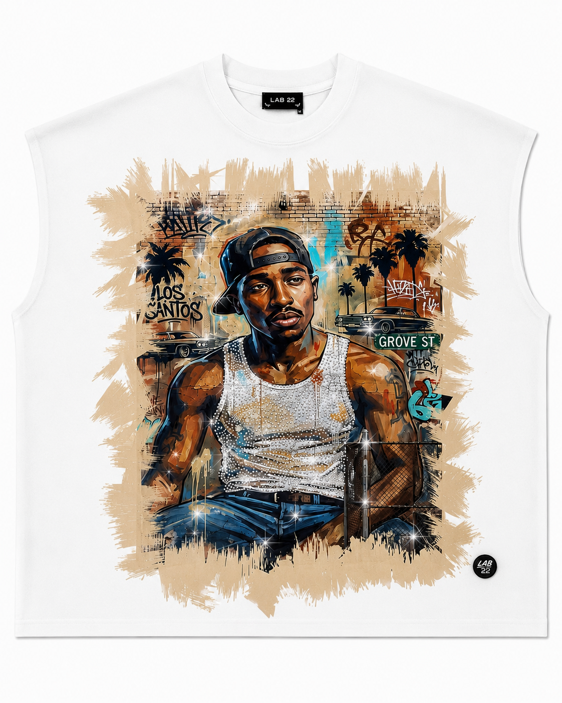 CANOTTA ICONIC  TUPAC WHITE