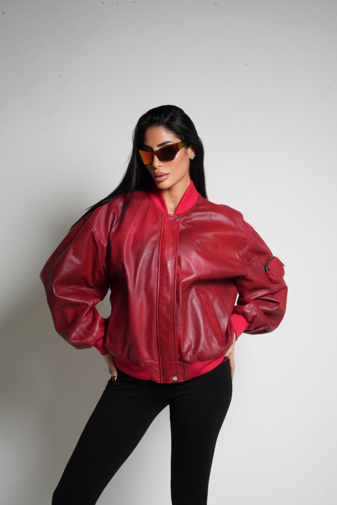 COLLEGE ARRICCIO LADY ROSSO - lab22shop
