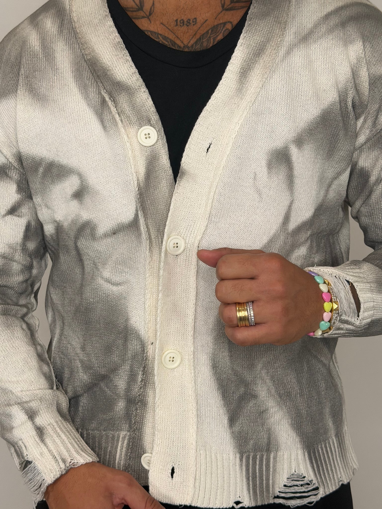 Cardigan tiè dye