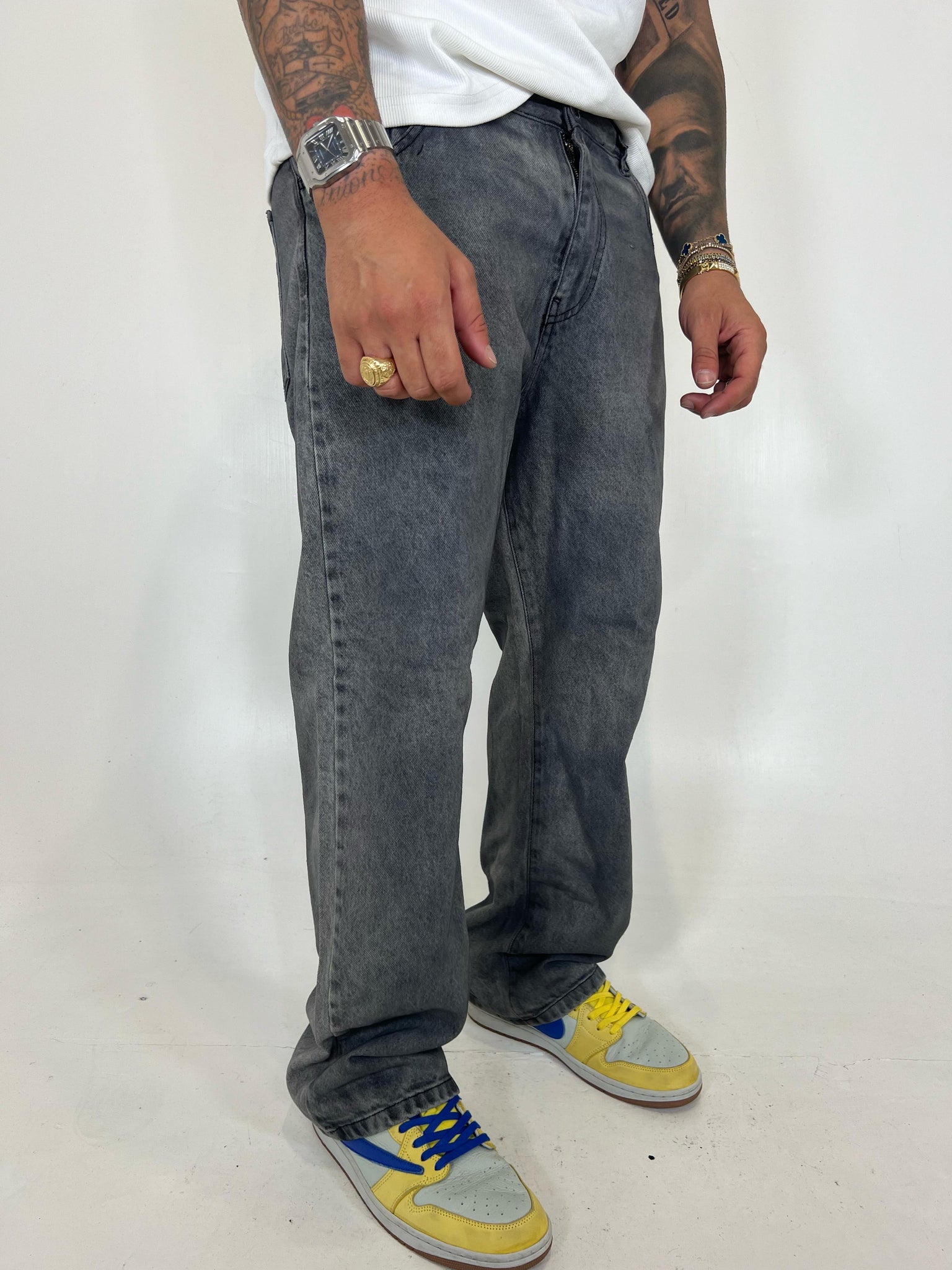 SUPER BAGGY SFUMATO PIOMBO
