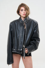 BLAZER EFFETTO VINTAGE BORCHIE - lab22shop