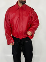 LEATHER URBAN BOMBER - lab22shop