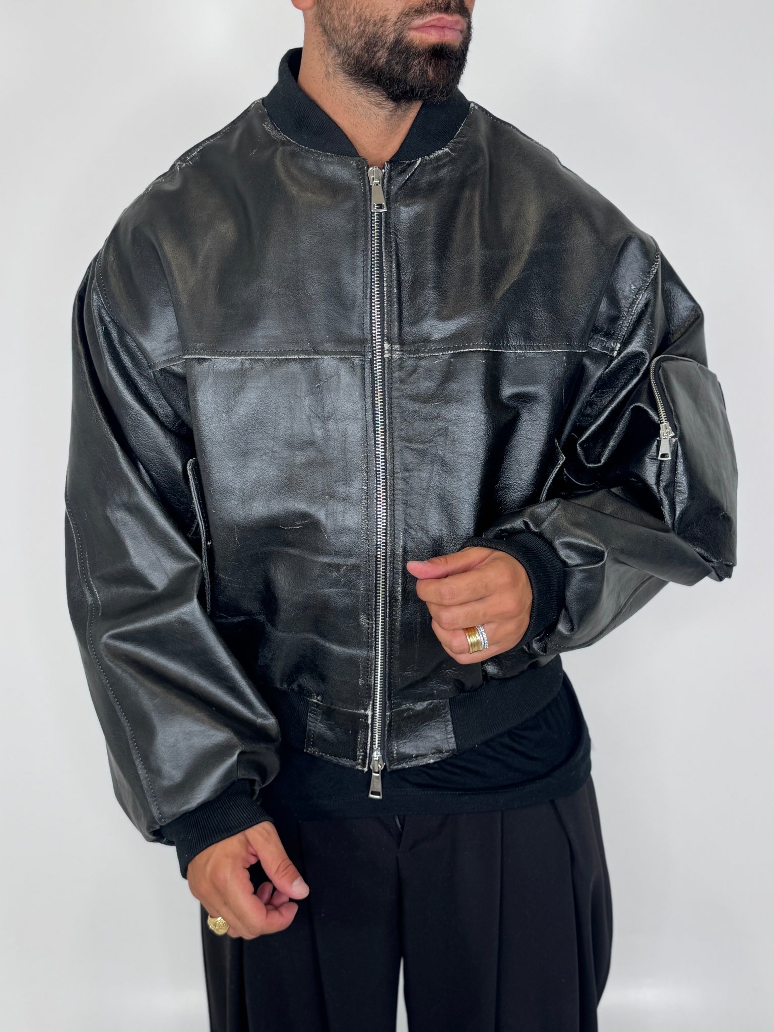 Bomber effetto vintage