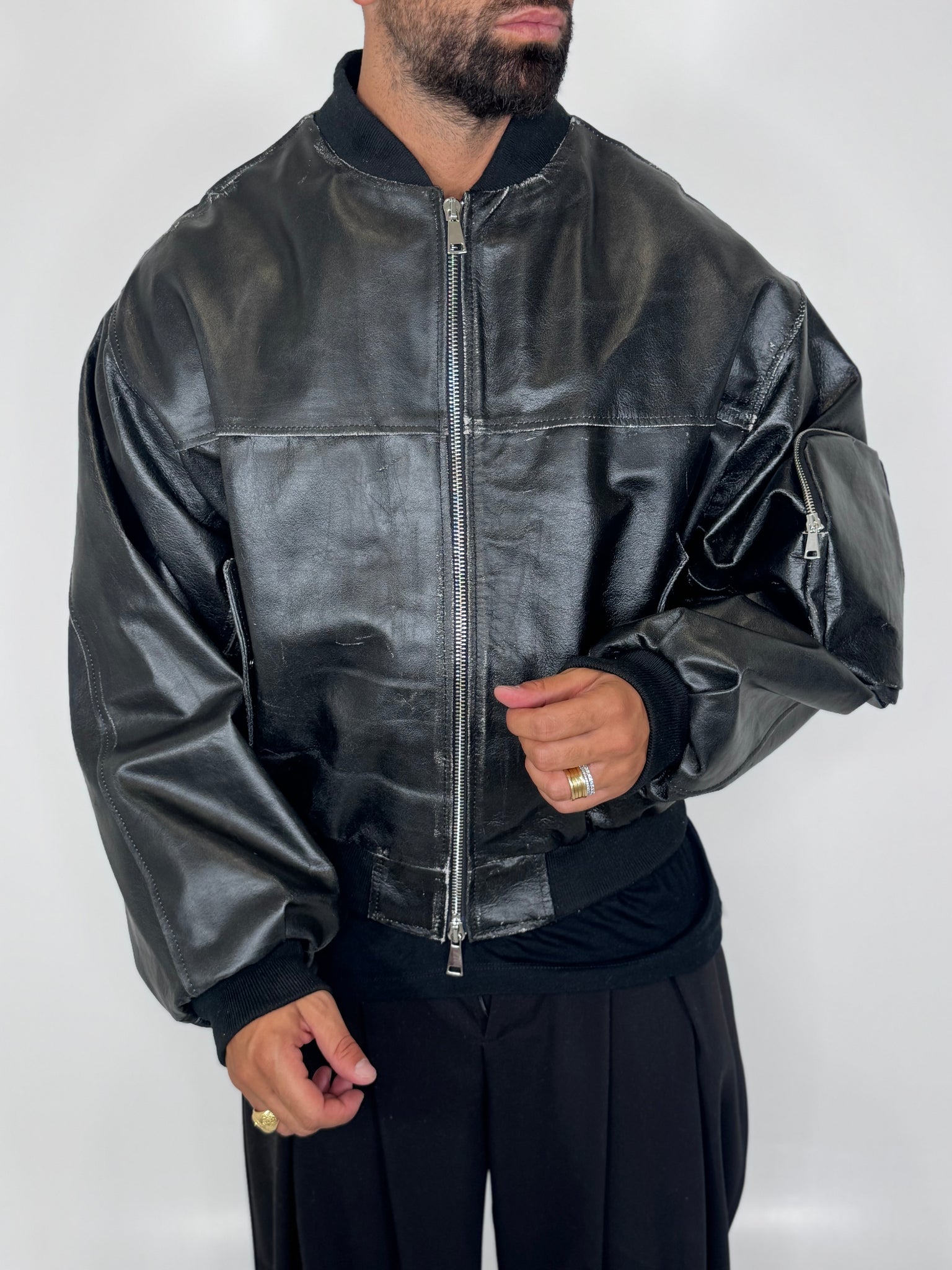 Bomber effetto vintage