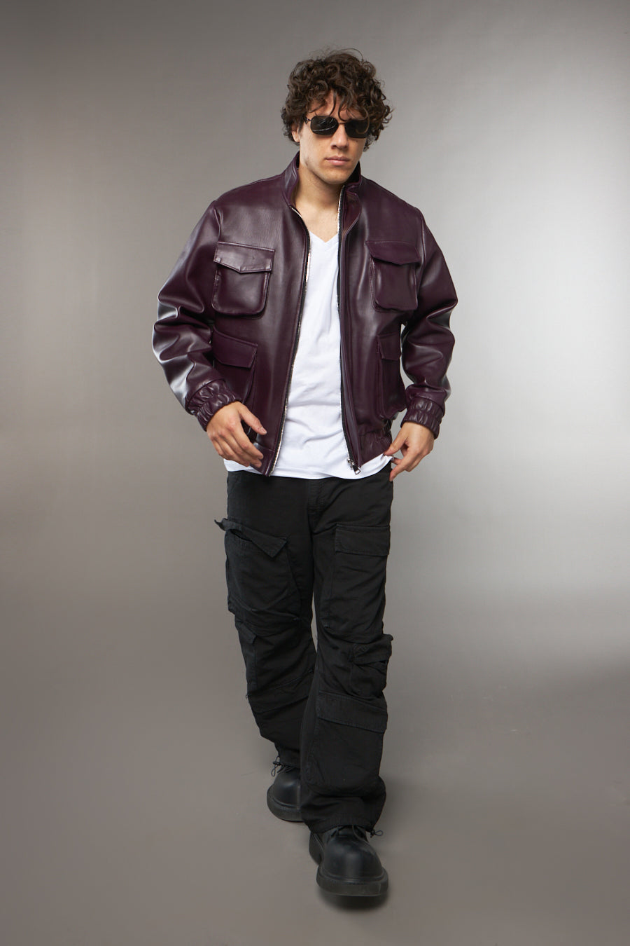 JACKET MULTITASCHE CON COLLO CAMICIA - lab22shop