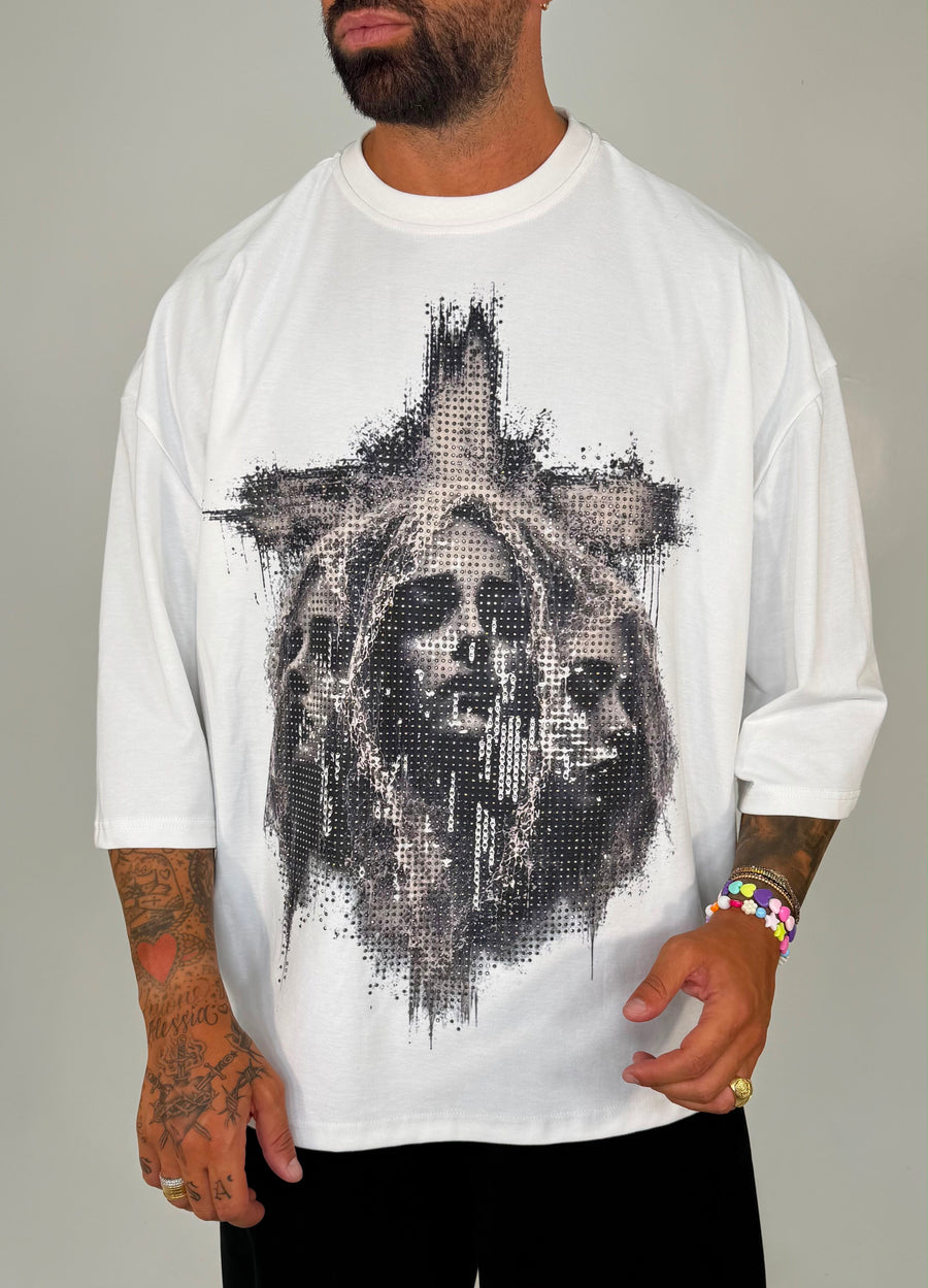 T-SHIRT DIVINE CON STRASS