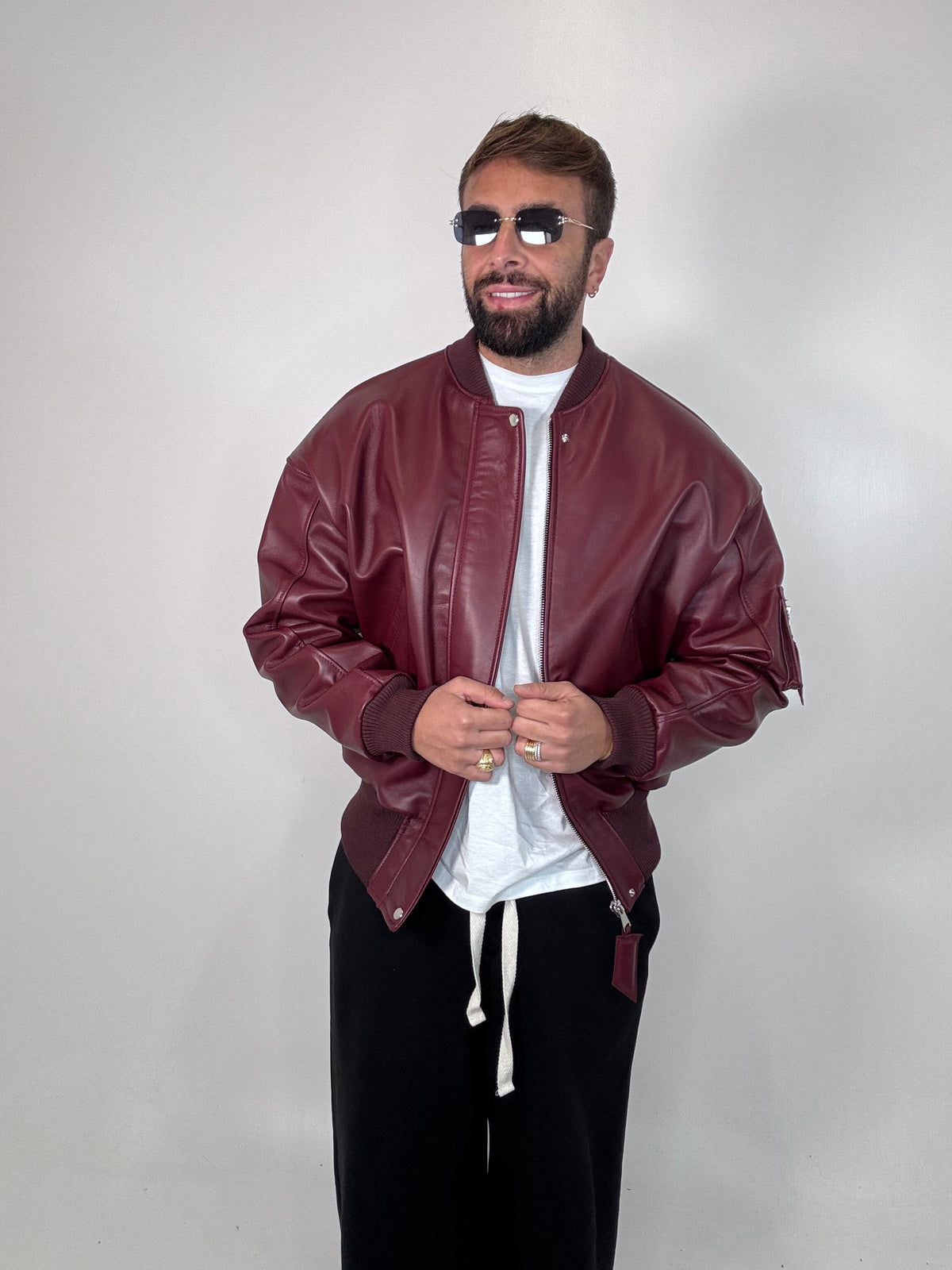 COLLEGE OVERSIZE CON MANICA ARRICCIO - lab22shop