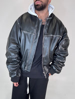 COLLEGE VINTAGE OVERSIZE CON MANICA ARRICCIO E CAPPUCCIO - lab22shop