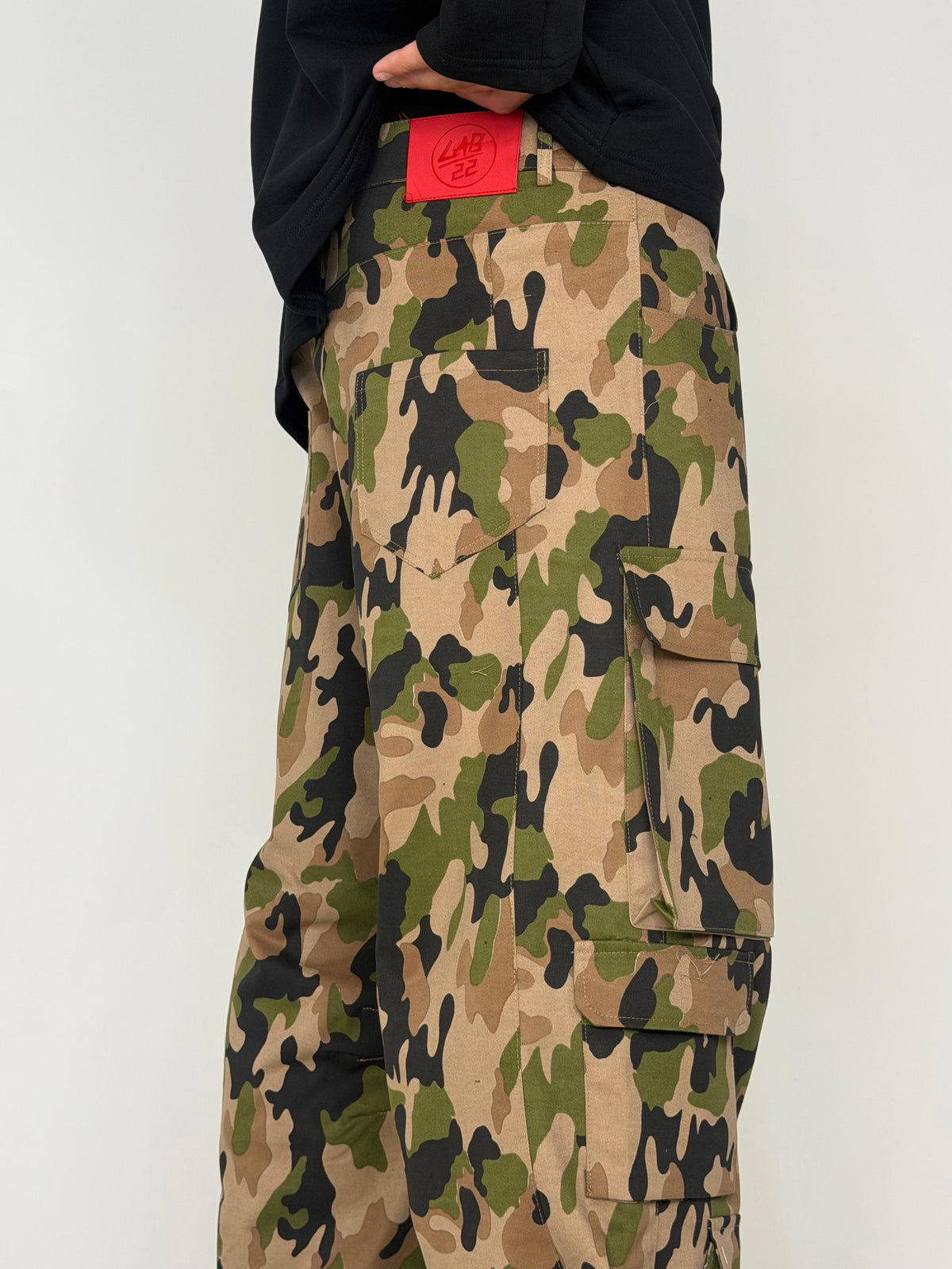 PANTALONE CARGO CAMOUFLAGE - lab22shop