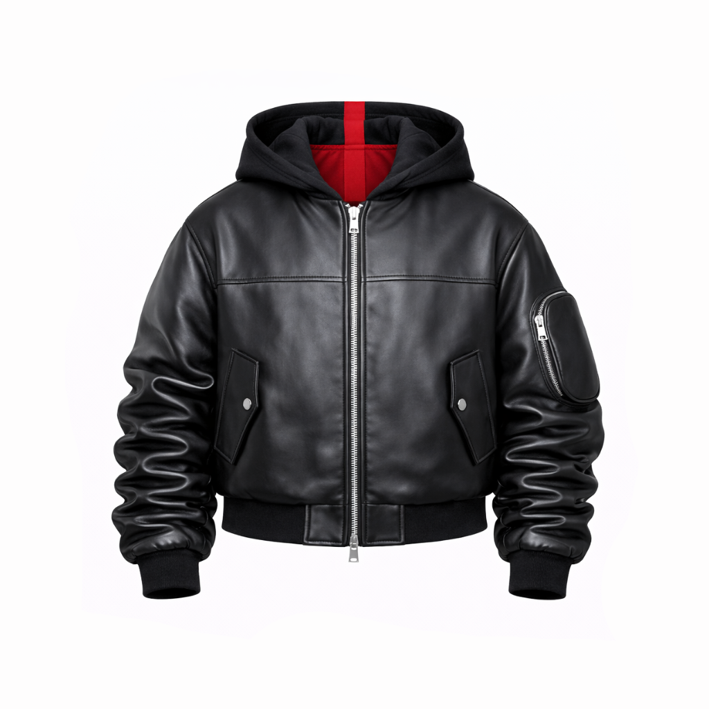 COLLEGE OVERSIZE CON MANICA ARRICCIO E CAPPUCCIO - lab22shop