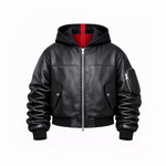 COLLEGE OVERSIZE CON MANICA ARRICCIO E CAPPUCCIO - lab22shop