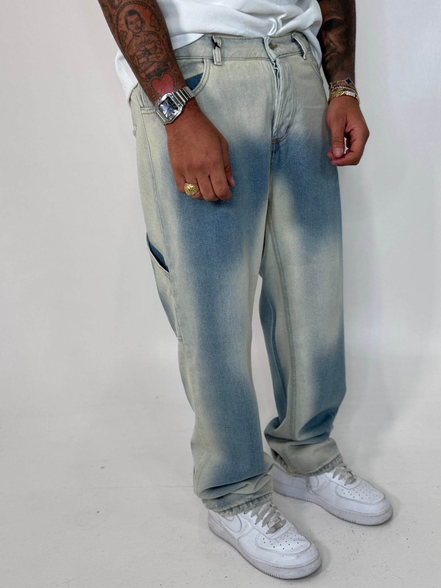 JEANS DEGRADE AZZURRO