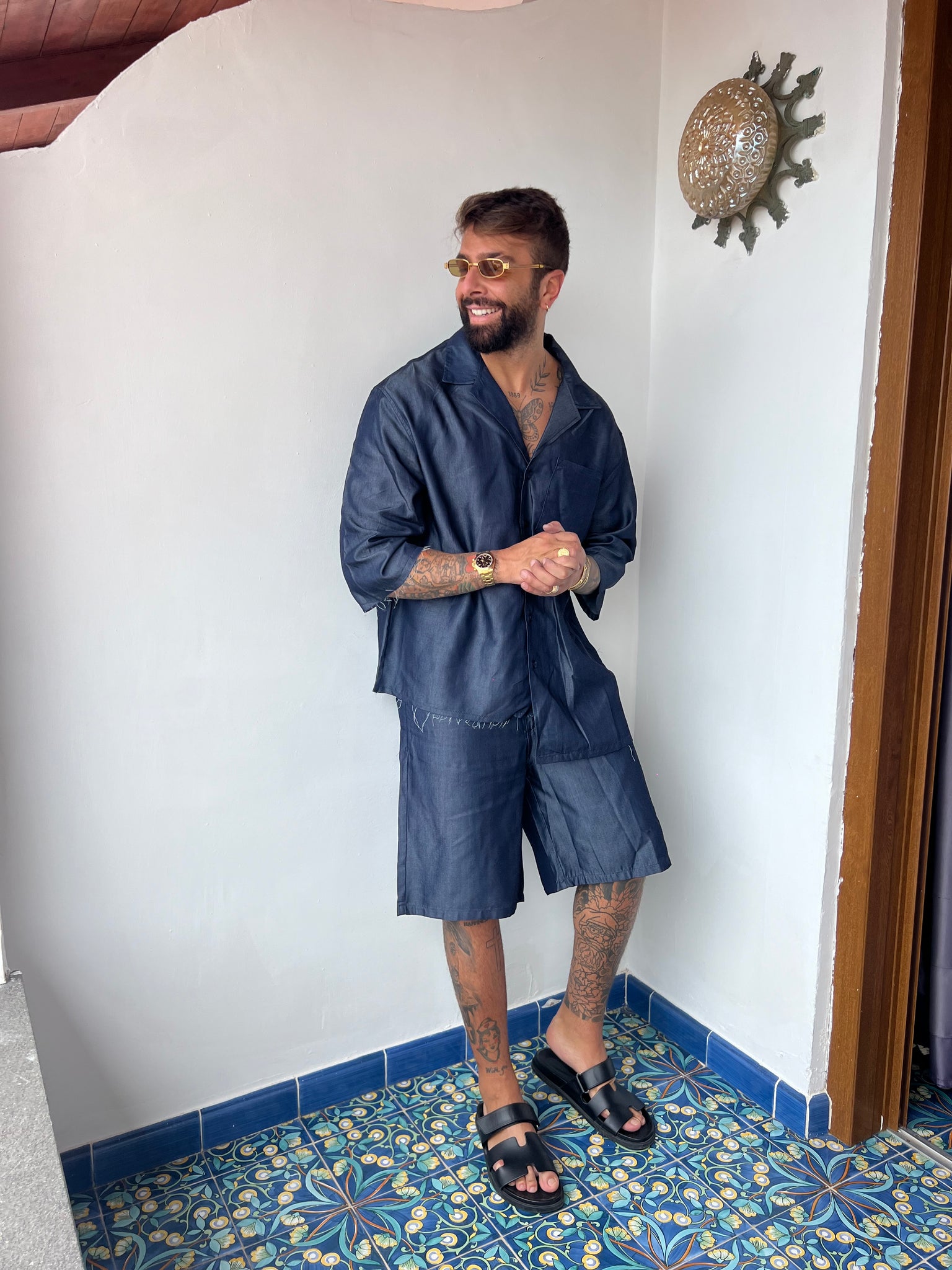 COORDINATO EDEN BLU