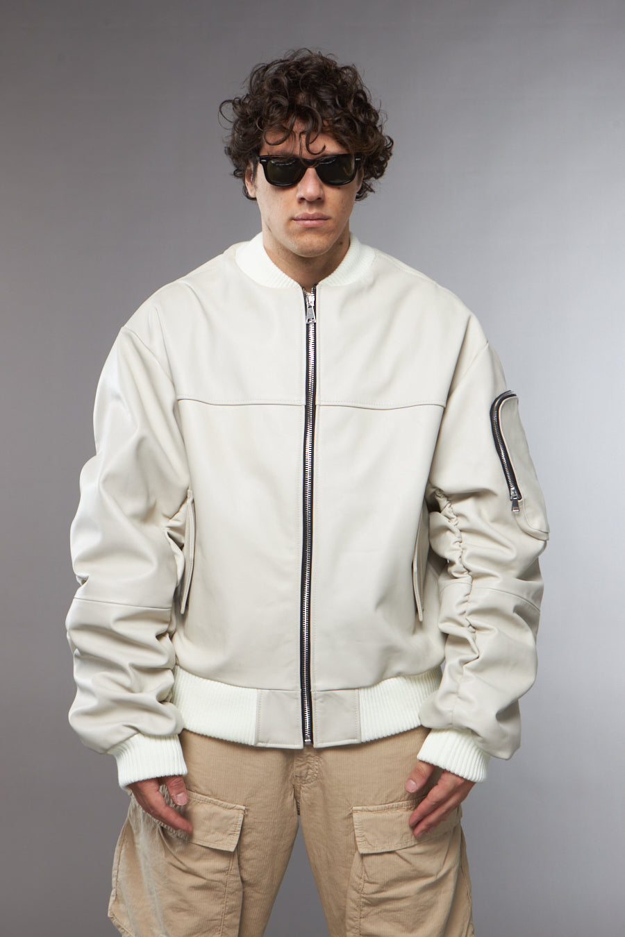 COLLEGE OVERSIZE CON MANICA ARRICCIO - lab22shop