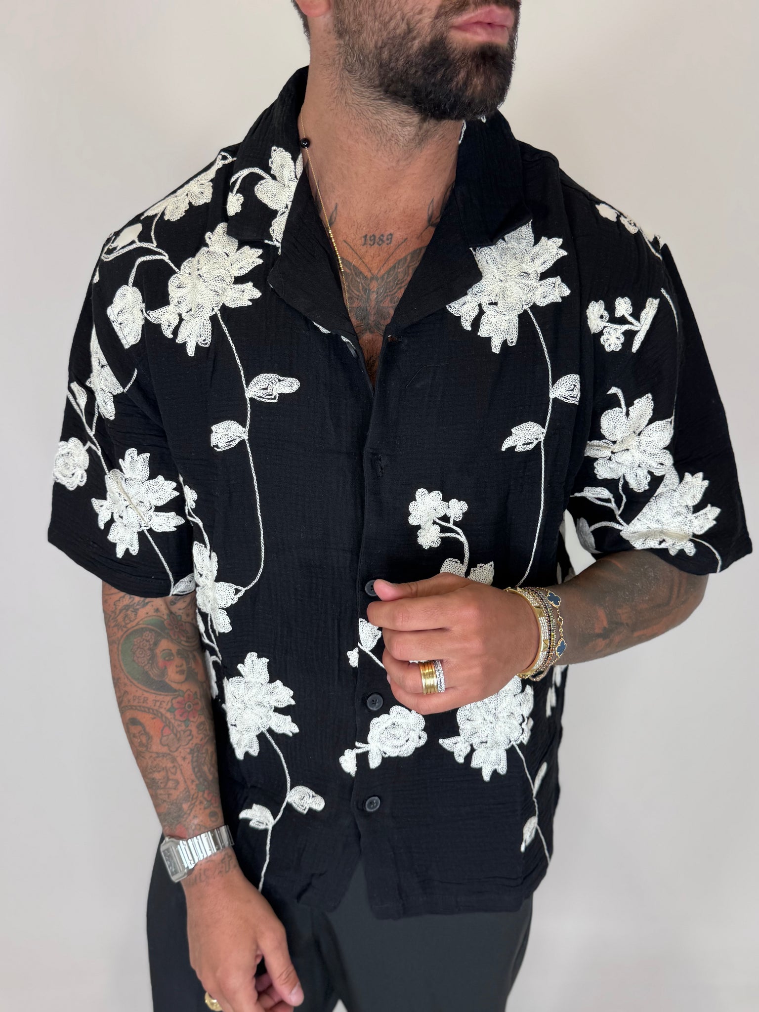 CAMICIA  FANTASY LAB NERA