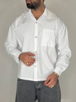CROPPED WHITE SHIRT - lab22shop