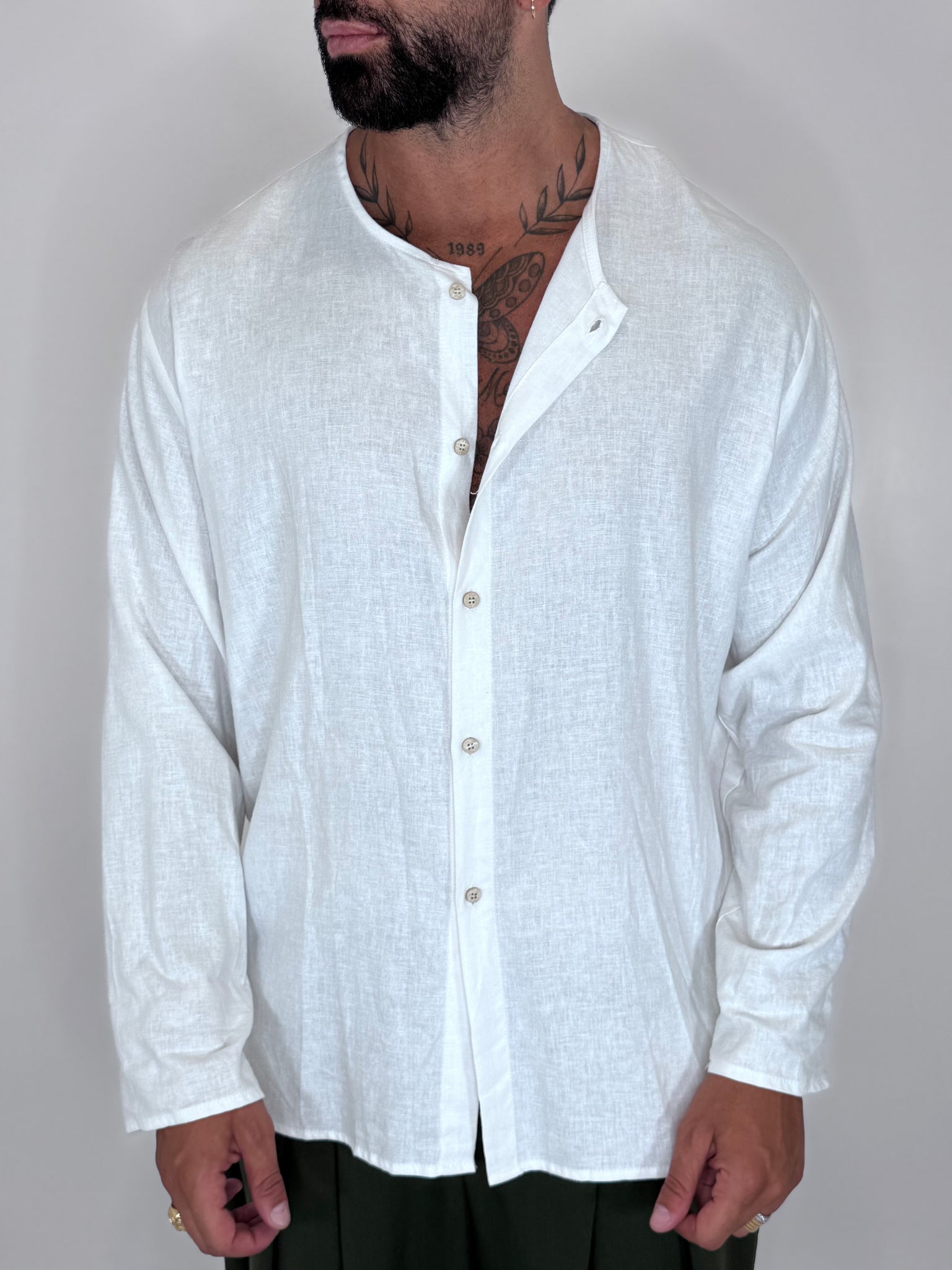 CAMICIA POSITANO BIANCA