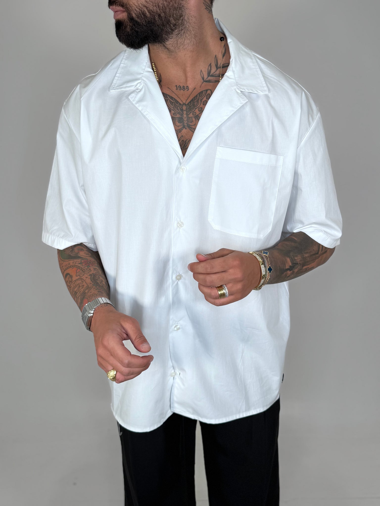 CAMICIA SHANGHAI LAB22 BIANCO