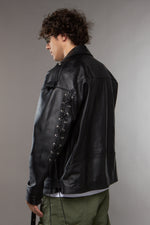 CHIODO OVERSIZE SPALLA SCESA CON LACCI NERO - lab22shop