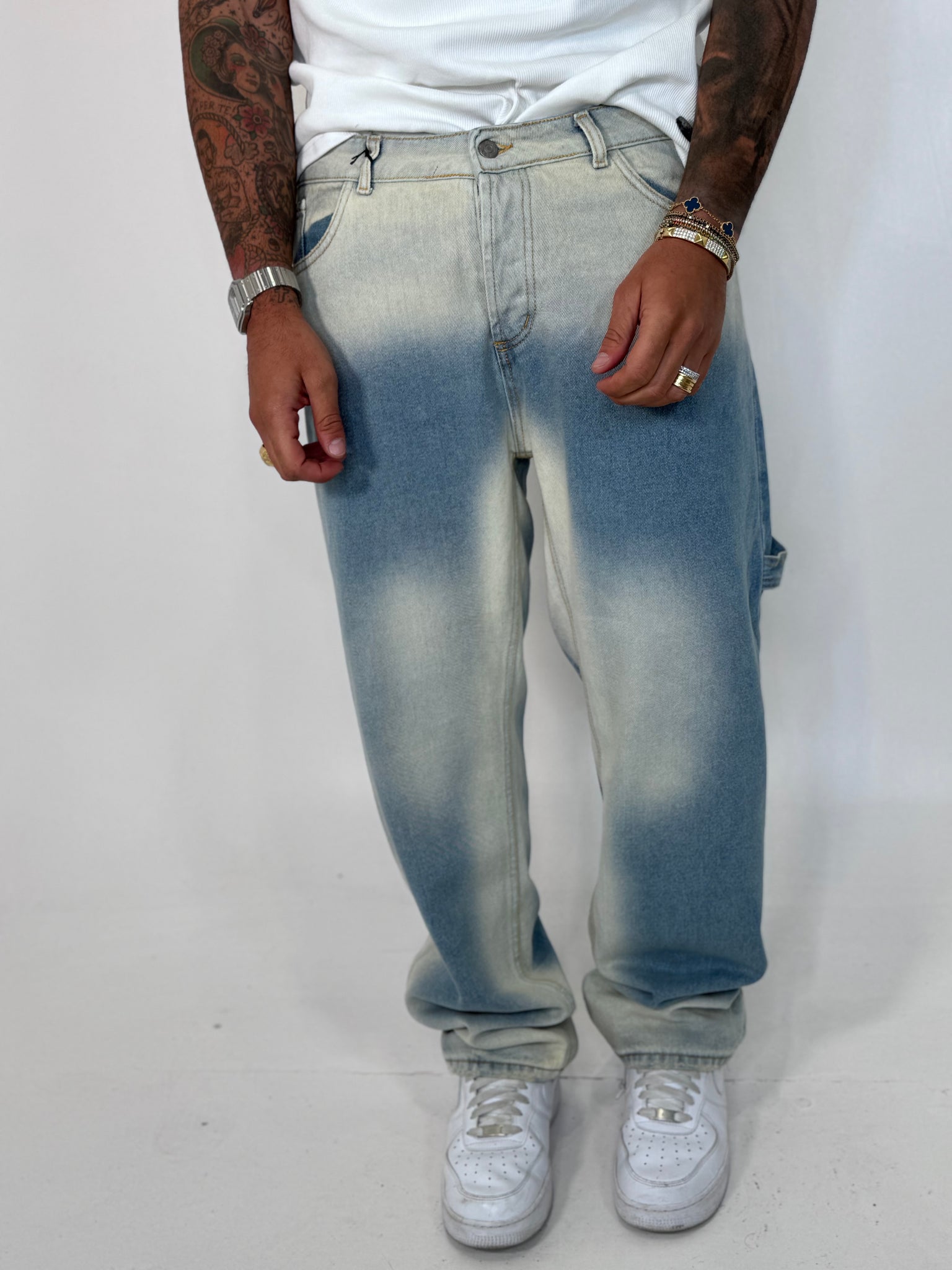 JEANS DEGRADE AZZURRO